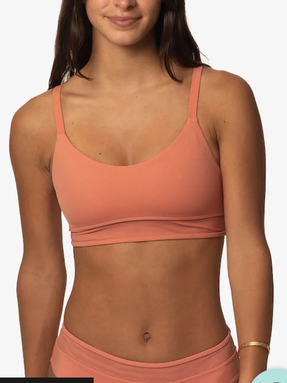 JOLYN Swim‎ Athletic Bikini Top